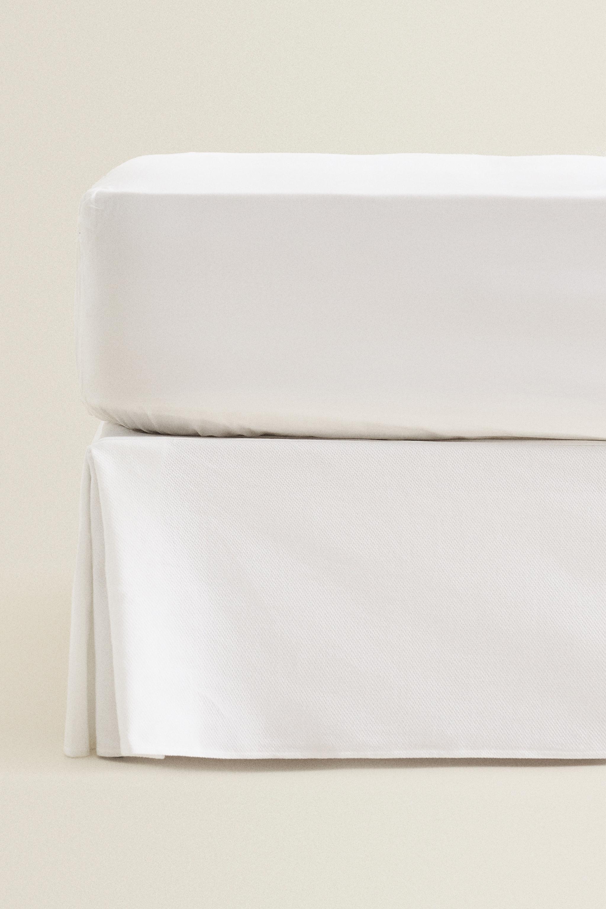 COTTON PIQUÉ BEDSKIRT